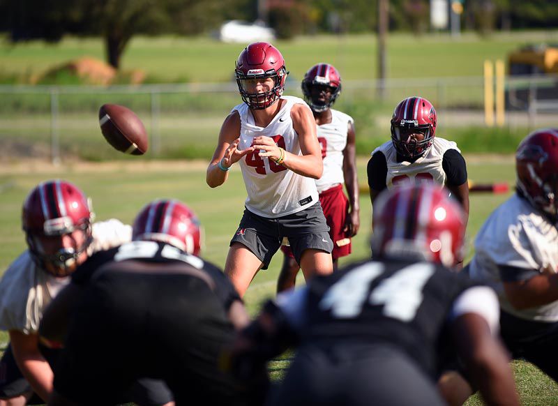 Dothan High Wolves begin football practice